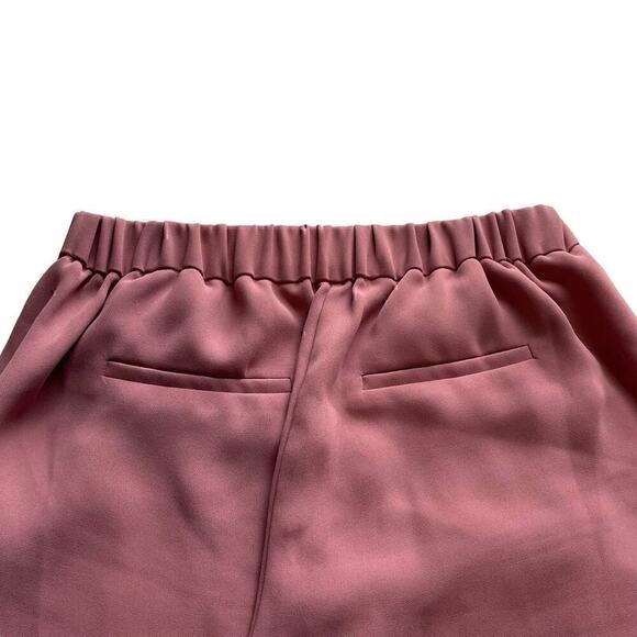 J Crew Casual Pants Elastic Back Waist Pink front pockets Women Size 0 NEW - Picture 2 of 9